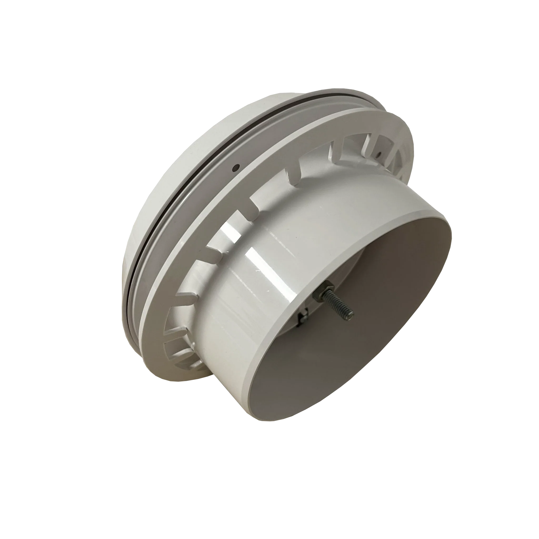 125mm - Ceiling Air Valve PVC (white) for Flexible Pipe Connection - Image 2
