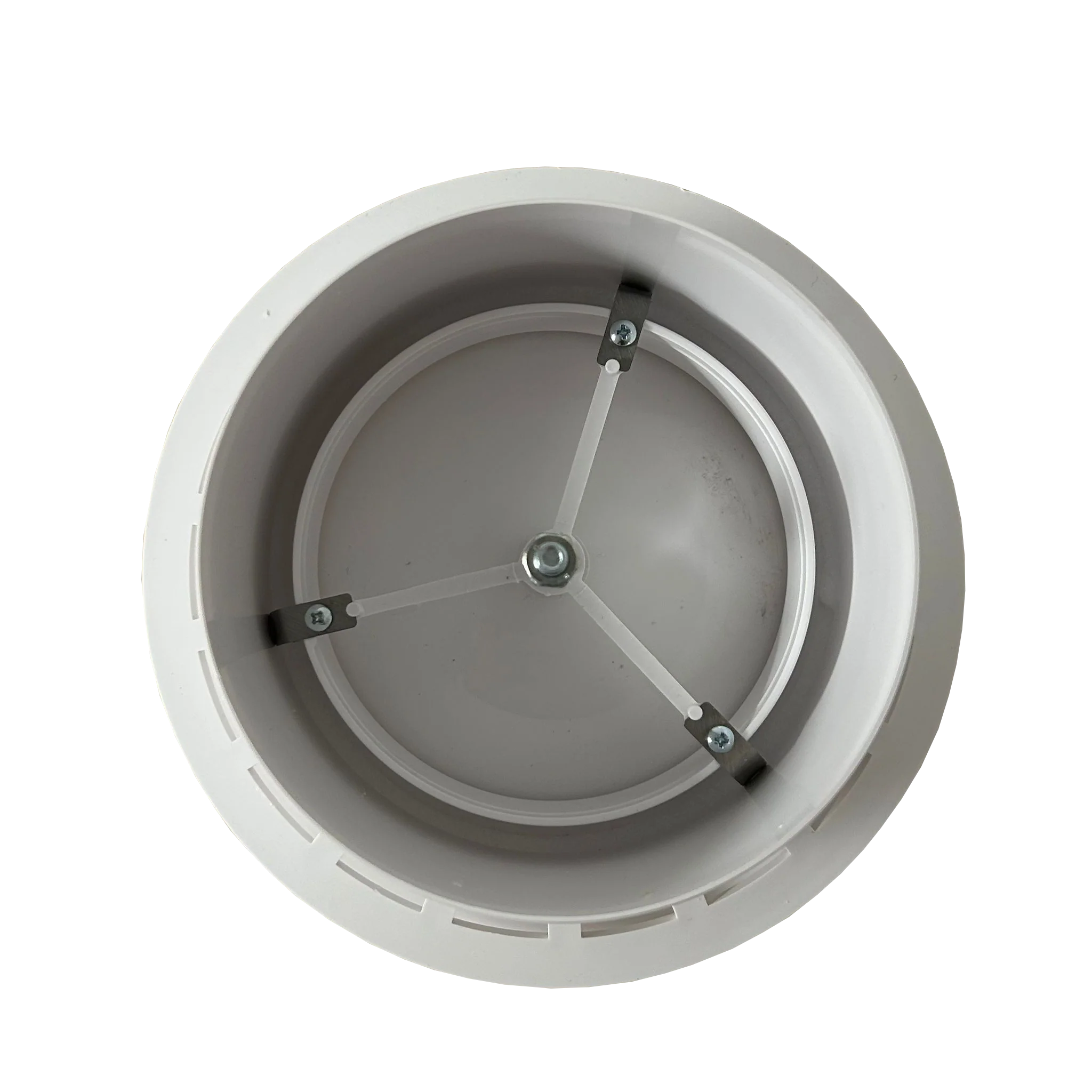 125mm - Ceiling Air Valve PVC (white) for Flexible Pipe Connection - Image 3