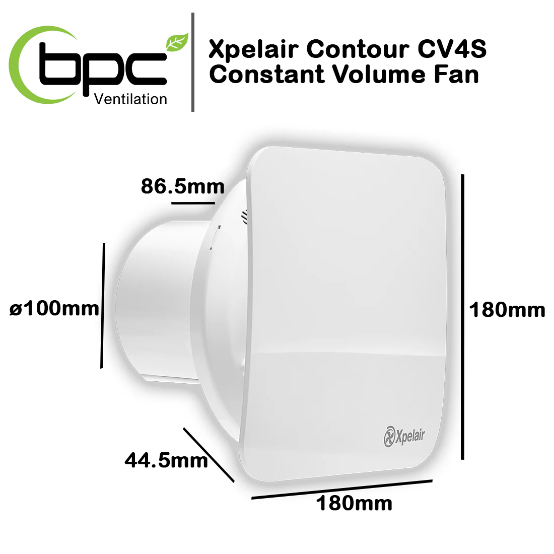 Xpelair Contour CV4SR - Constant volume fan - Image 3