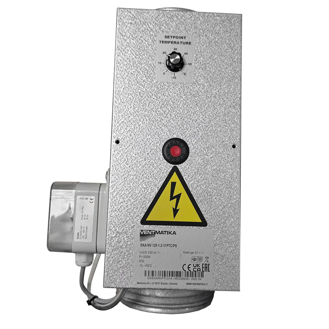 Vent Matika EKA NV duct heater - Image 4