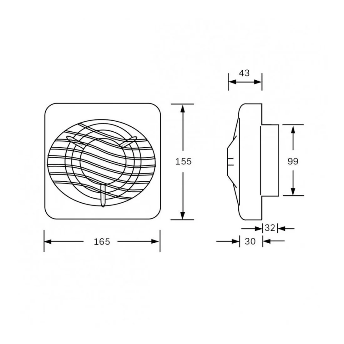 Xpelair VX100-SP Bathroom Fan - Rated @ 21l/s - Image 5